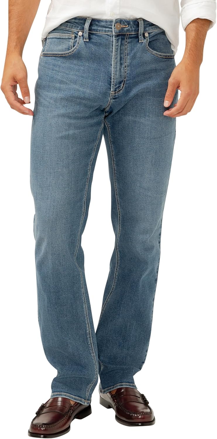 Silver Jeans Co. Mens Grayson Classic Fit Straight Leg Jeans