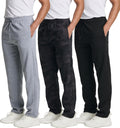 Men's Tech Fleece Sweatpants 3 Pack - Comfortable Open Bottom