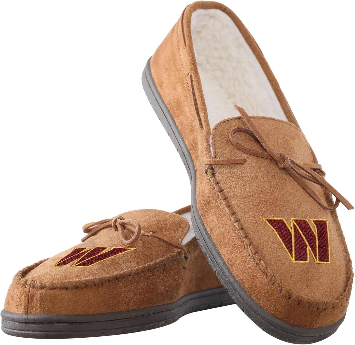 FOCO Men's NFL Football Team Logo Moccasin Slippers Review