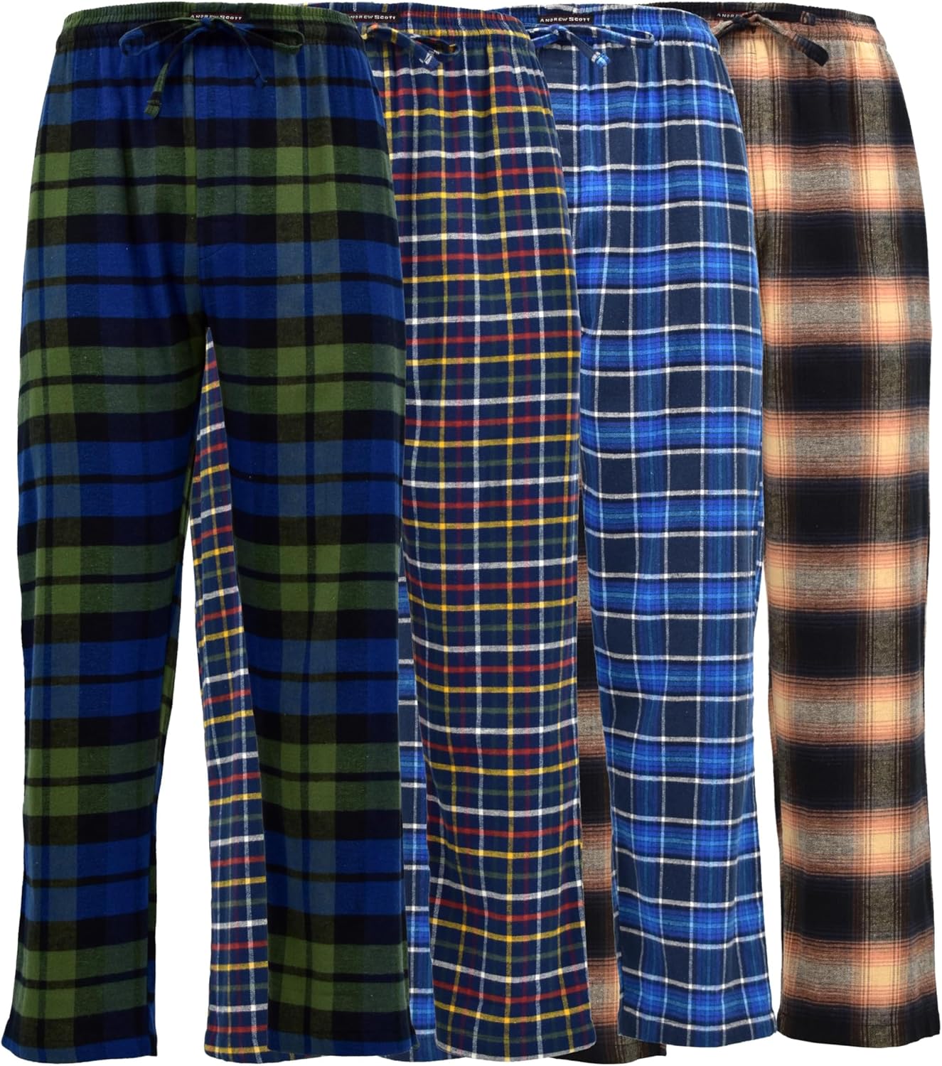 Andrew Scott Men's Flannel Pajama Lounge Pants for Comfort