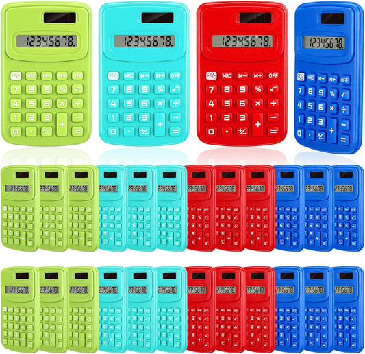 Small Bulk Pocket Calculator - 8 Digit Display
