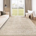 Washable Rug 6x9 Area Rug Modern Geometric Moroccan - Low Pile
