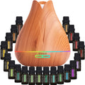 Aromatherapy Essential Oil Diffuser Gift Set - 400ml Ultrasonic