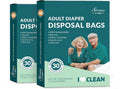 Sirona Adult Diaper Waste Bags 60 Count - Discreet Oxo-Biodegradable