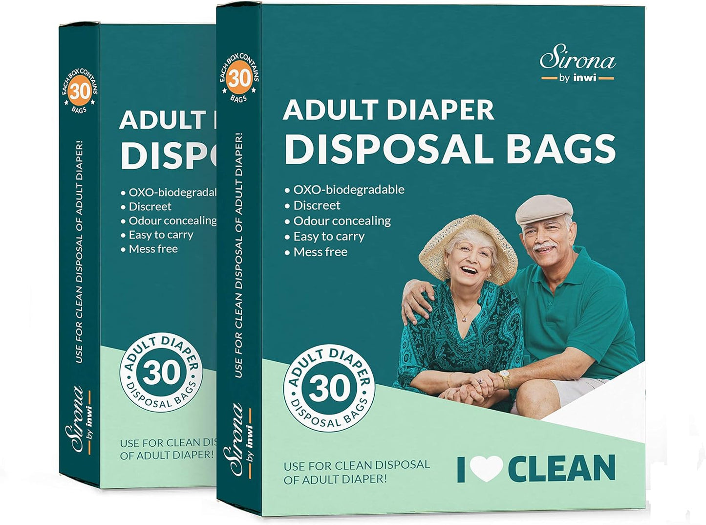 Sirona Odor-Lock Adult Diaper Waste Bags