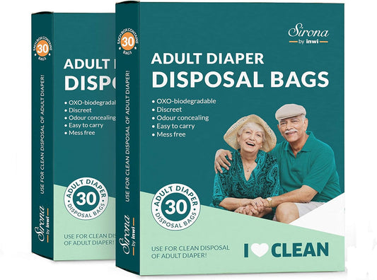 Sirona Odor-Lock Adult Diaper Waste Bags