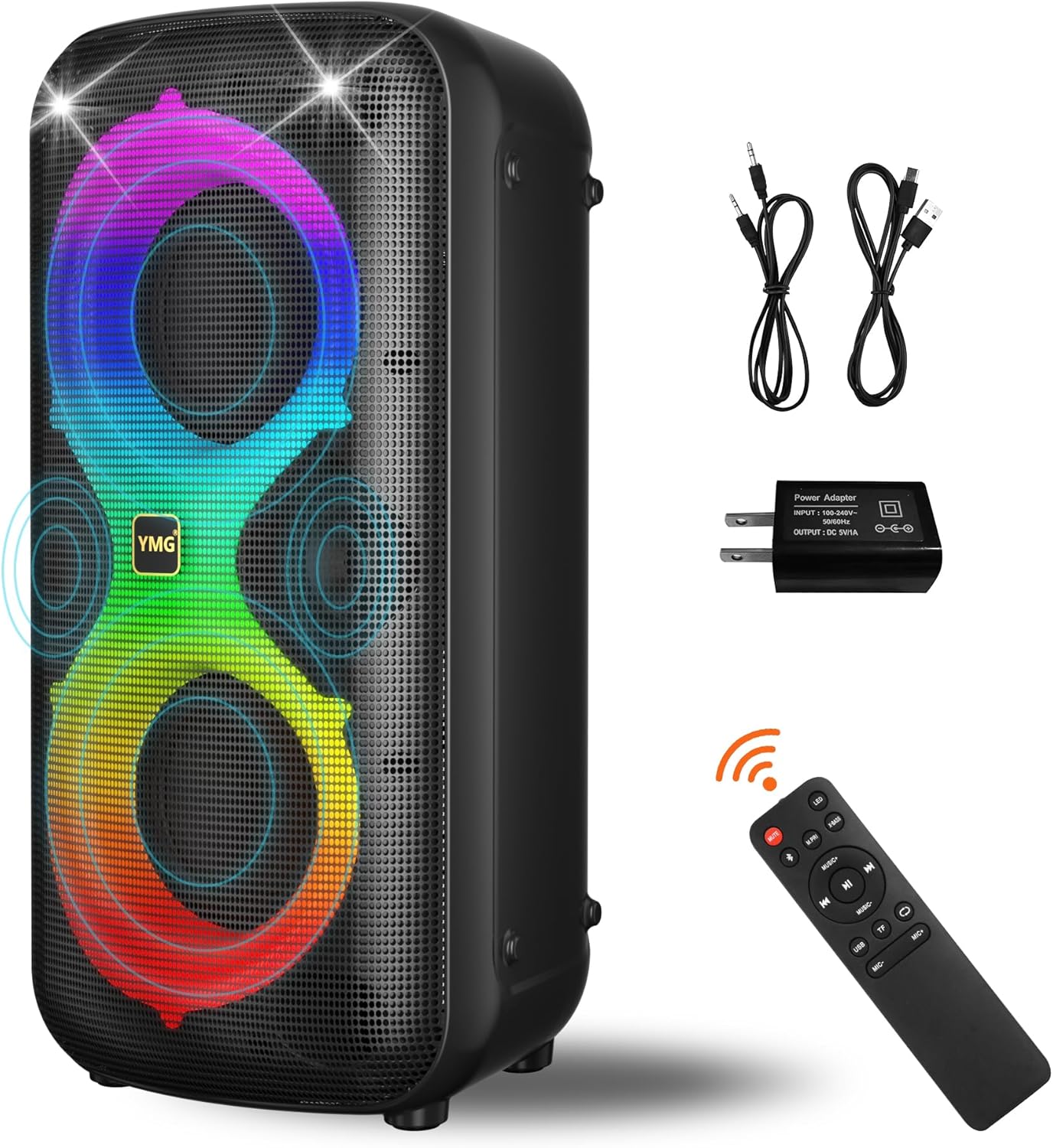 Portable Karaoke Speaker with 300W Peak Power