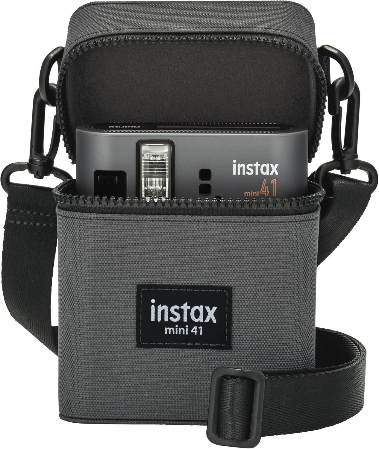 INSTAX mini 41 Instant Camera Case by instax - Charcoal Grey