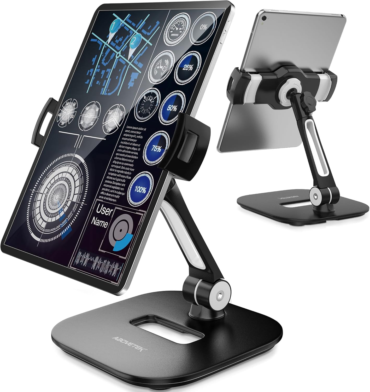 AboveTEK Tablet Stand Holder for 4-11 inch Tablets and Smartphones