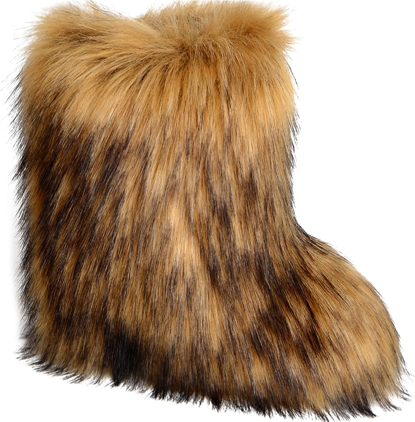 Valpeak Snow Boots for Women 2024 Furry Knee High Flat Heel