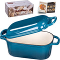4.6 Quart Dutch Oven for Sourdough Bread Baking - Crispy Crust Teal