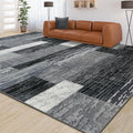 Large Area Rugs Modern Geometric Patchwork Rug 8x10 ft - Machine