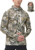 FISHEAL Men's Hunting Shirt with Mask - UPF 50+ Camo Hoodie