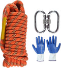 16mm 64Ft Climbing Rope - Low Stretch Static Rope for Tree Climbing