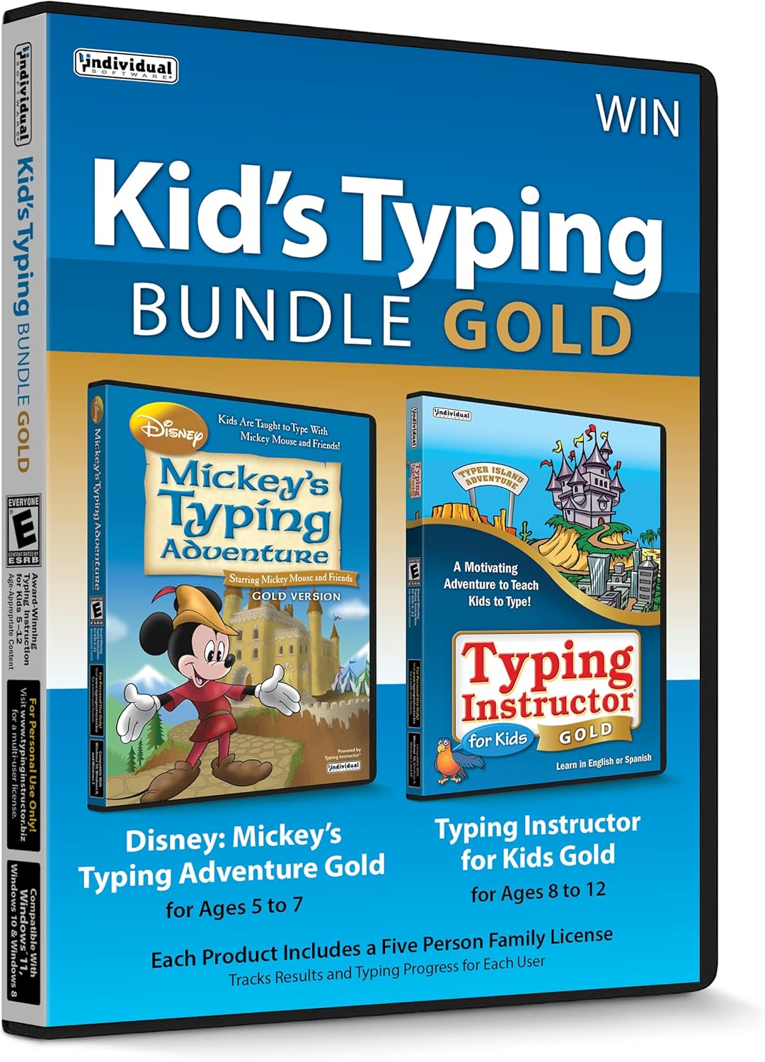 Kid's Typing Bundle Gold - Fun Typing Adventure for Kids