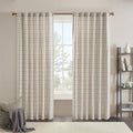 Madison Park Anaheim Cabin Plaid Curtain with Thermal Insulation