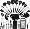 40PCs Silicone Cooking Utensils Set 446F Heat Resistance - Complete