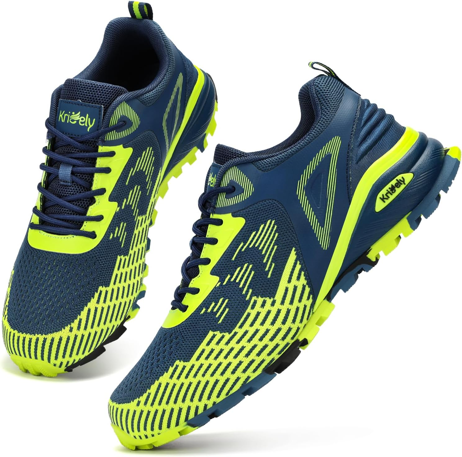 Kricely Men's Trail Running Shoes for Hiking and Sports Activities