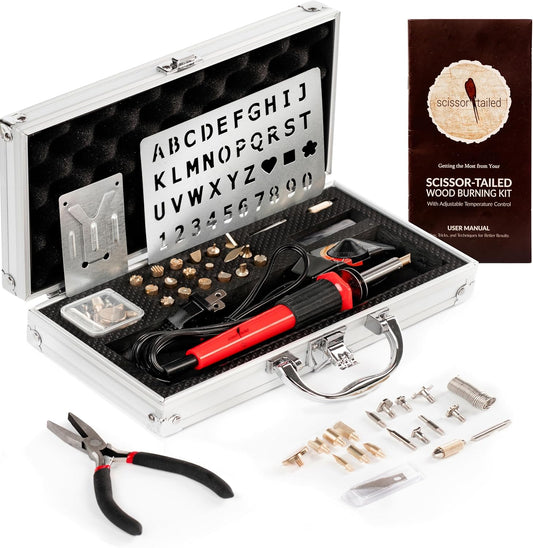 Premium Wood Burning Kit 42PCS for Mastering Pyrography Art
