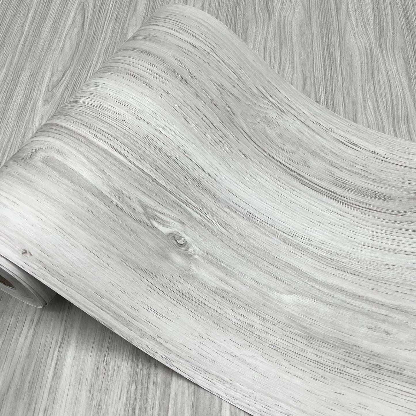Wood Grain Peel and Stick Floor Tiles by auxua - Easy Install