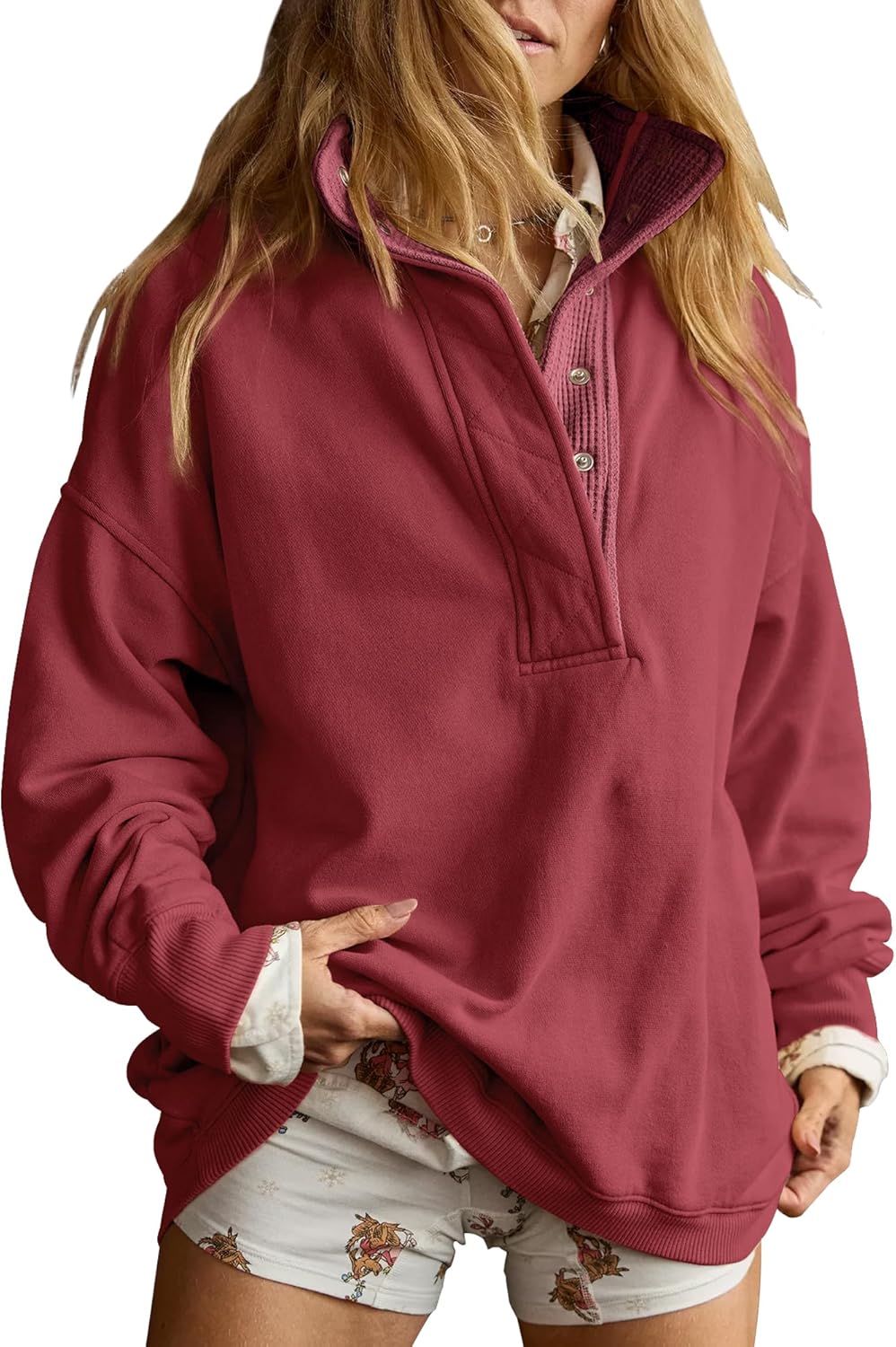Gacaky Oversized Casual Sweatshirt for Women - Fashionable Style