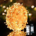 Dailyart Fairy Lights Plug in 500 LED Warm String Lights 42Ft