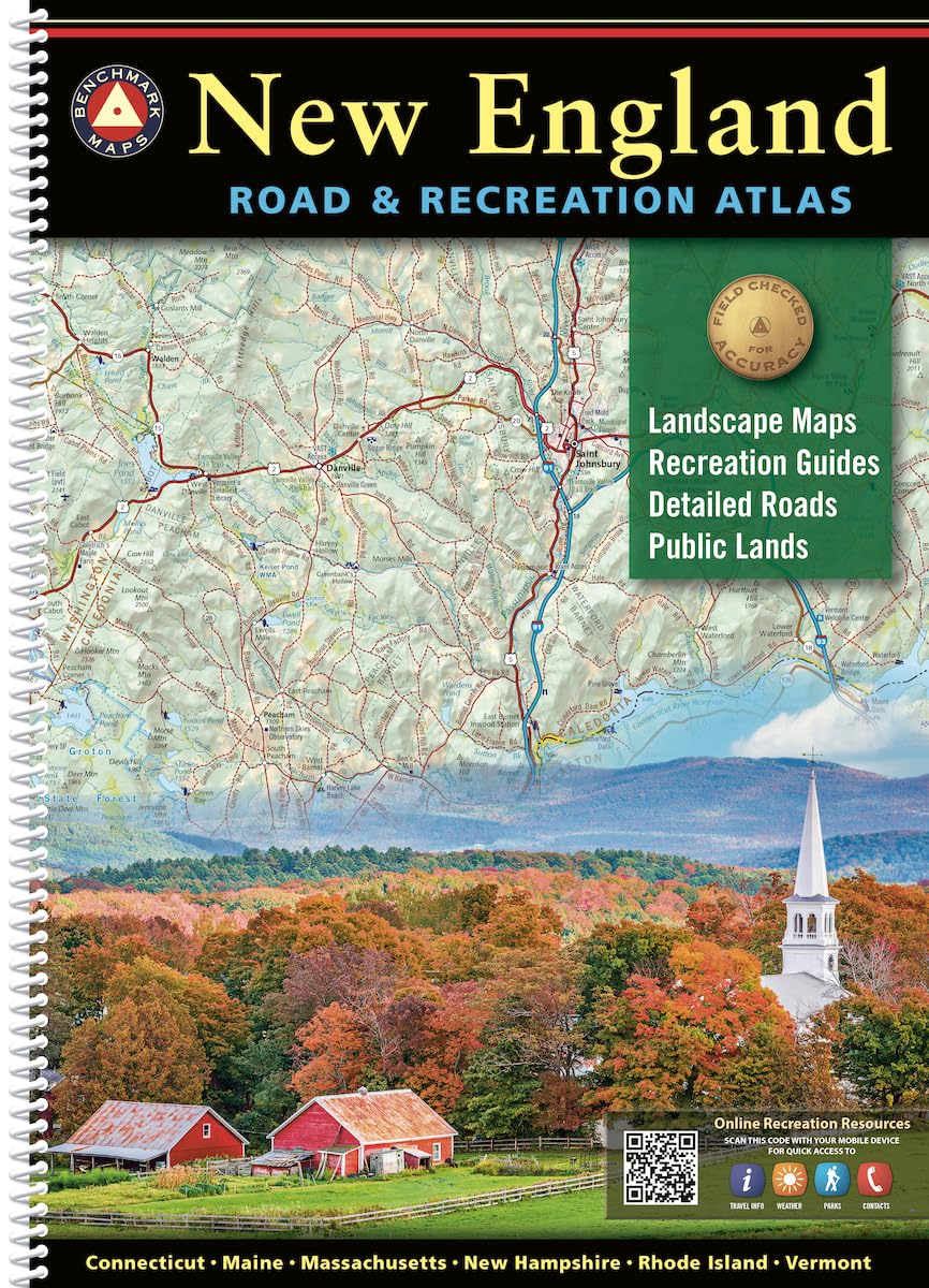 New England Road and Recreation Atlas - 1st Edition, 2025 Review