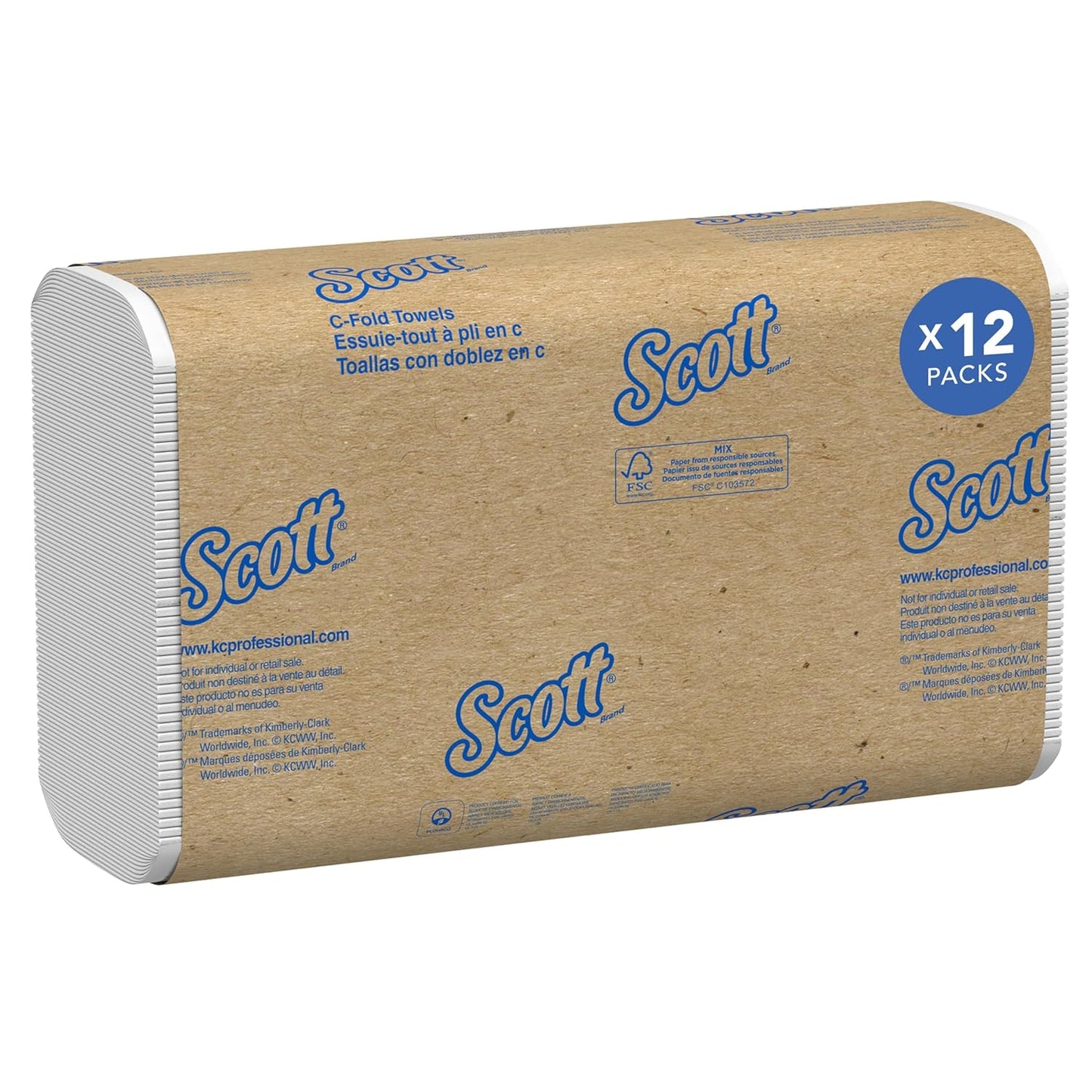 Scott Essential C-Fold Paper Towels for Fast Drying Needs