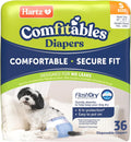 Hartz Disposable Dog Diapers Size S 36 Count - Secure, Comfortable Fit