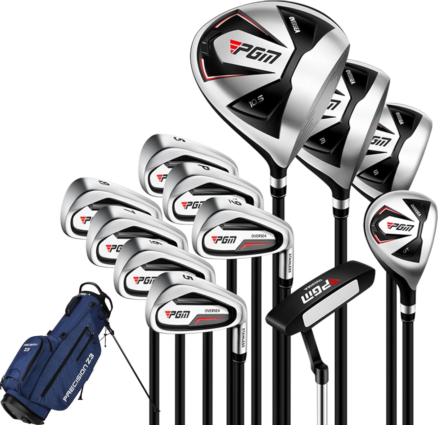 PGM Men's Oversea Complete Golf Club Set for Beginners