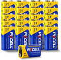 PKCELL 9V Dry Battery (100 Count) - Long-Lasting Power for Smoke