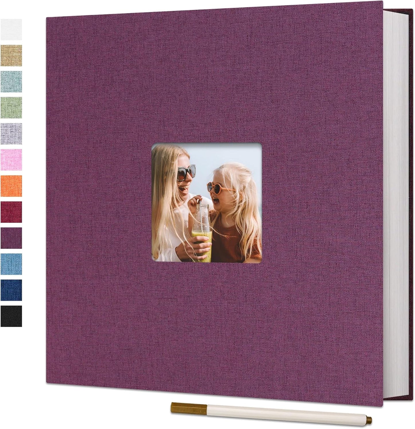 Vienrose Large Photo Album Self Adhesive for 4x6 8x10 10x12 Pictures