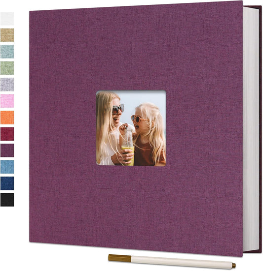 Vienrose Large Photo Album Self Adhesive for 4x6 8x10 10x12 Pictures