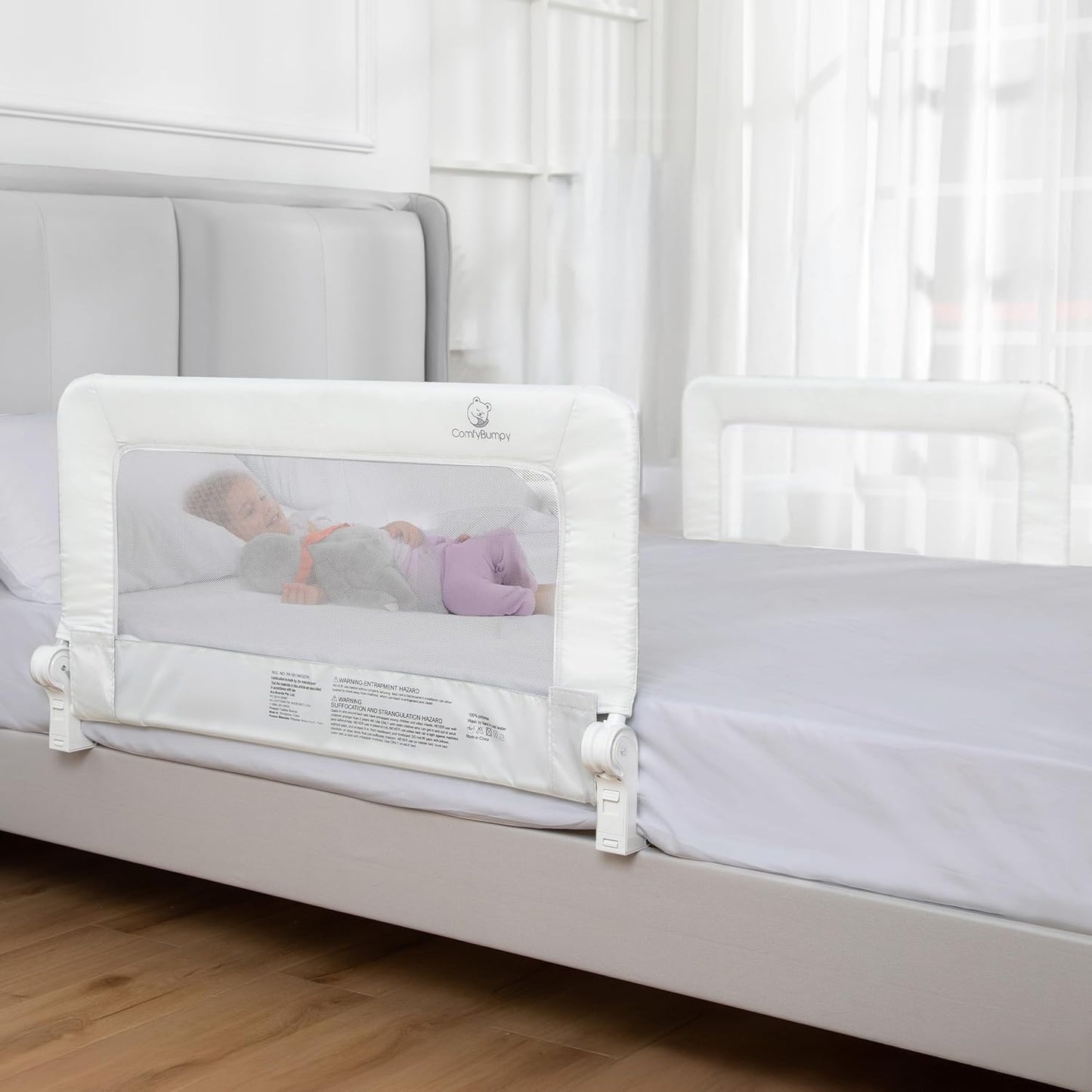 ComfyBumpy Bed Rail for Toddlers - Safe Sleep Solution
