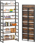 4NM No-Assembly 6-Tier Folding Bookshelf - Fast Fold Storage