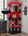 Gothic Corner Cat Tree Tower with Scratching Post - 51in