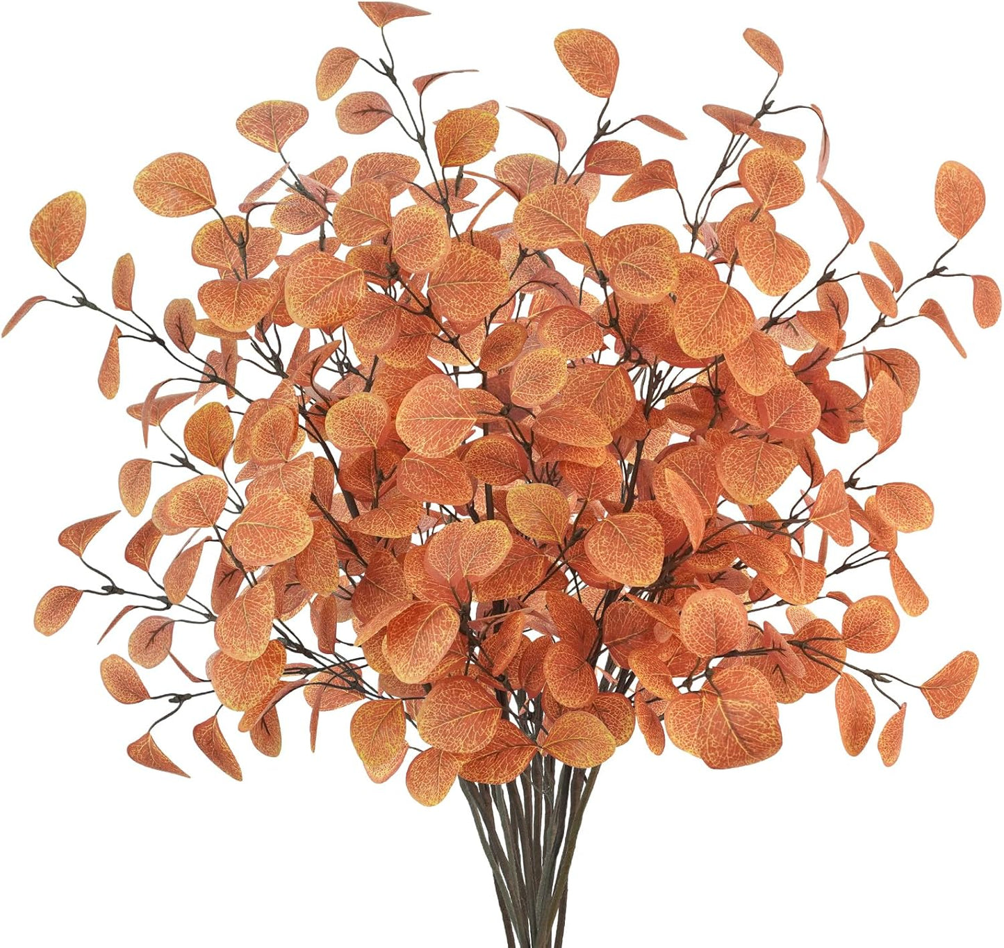 16Pcs Artificial Eucalyptus Leaves for Home Decor and Parties