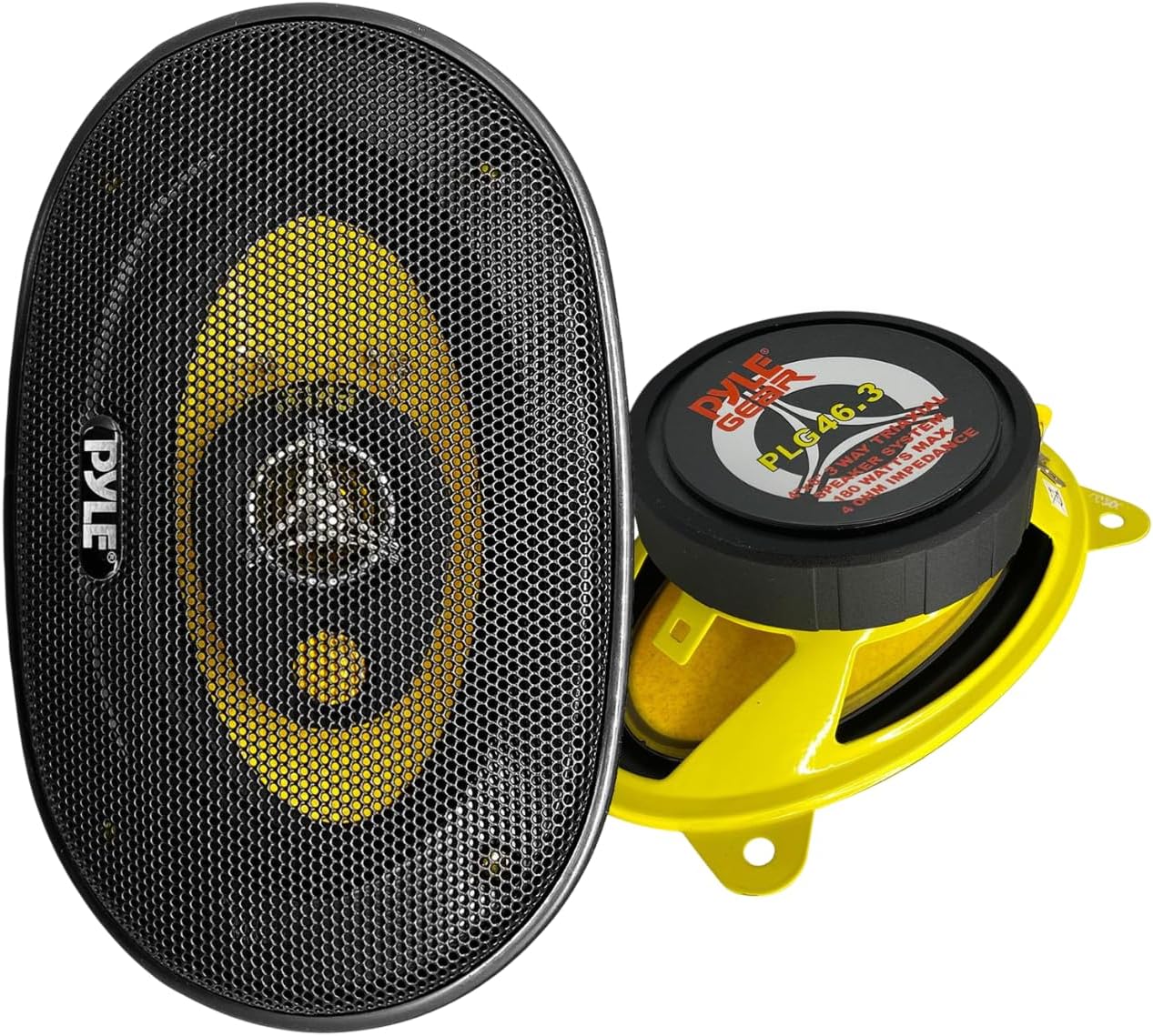 Pyle Car Three-Way Speaker System for Powerful Audio Experience