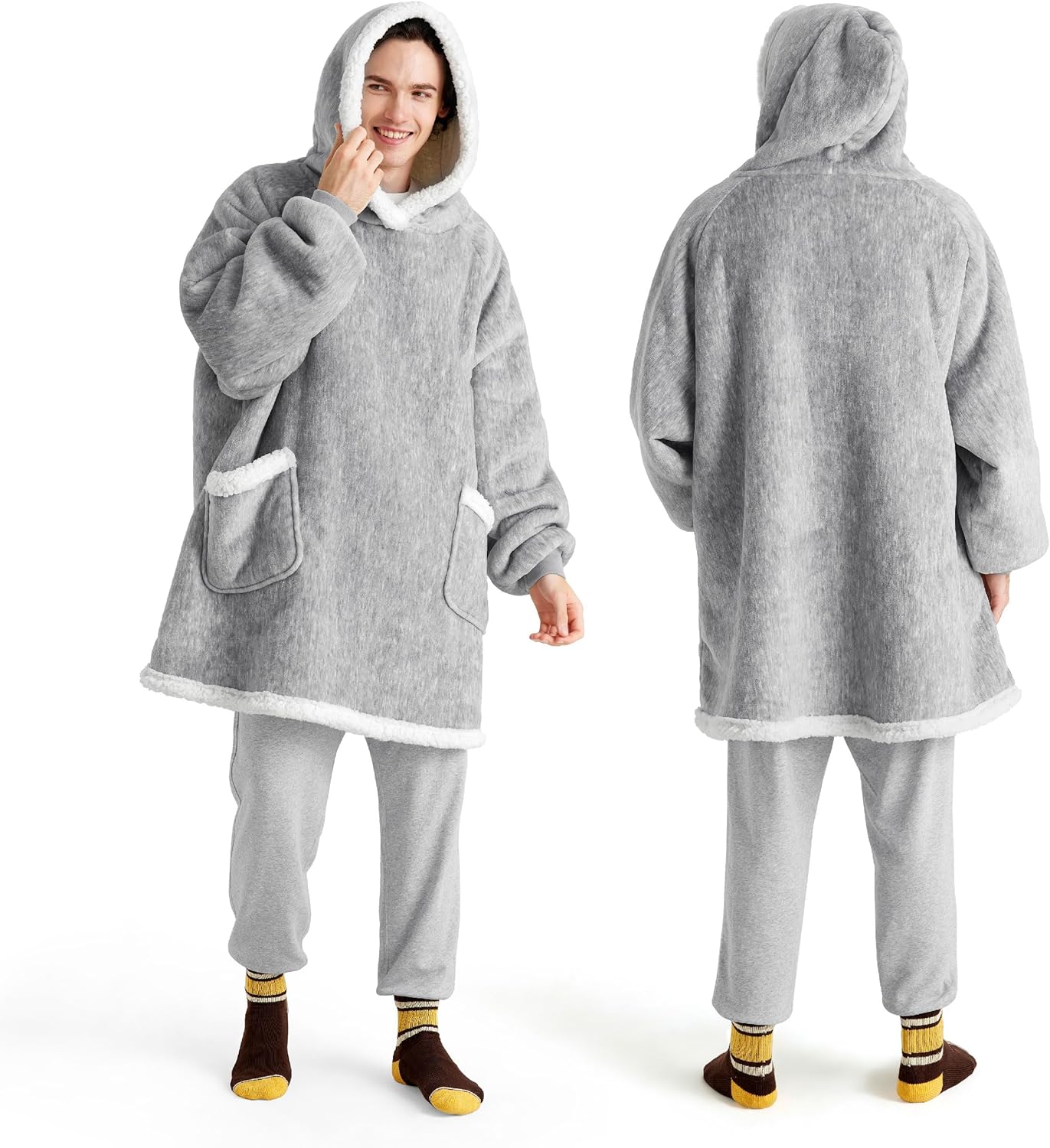 Bedsure Blanket Hoodie for Ultimate Comfort and Warmth