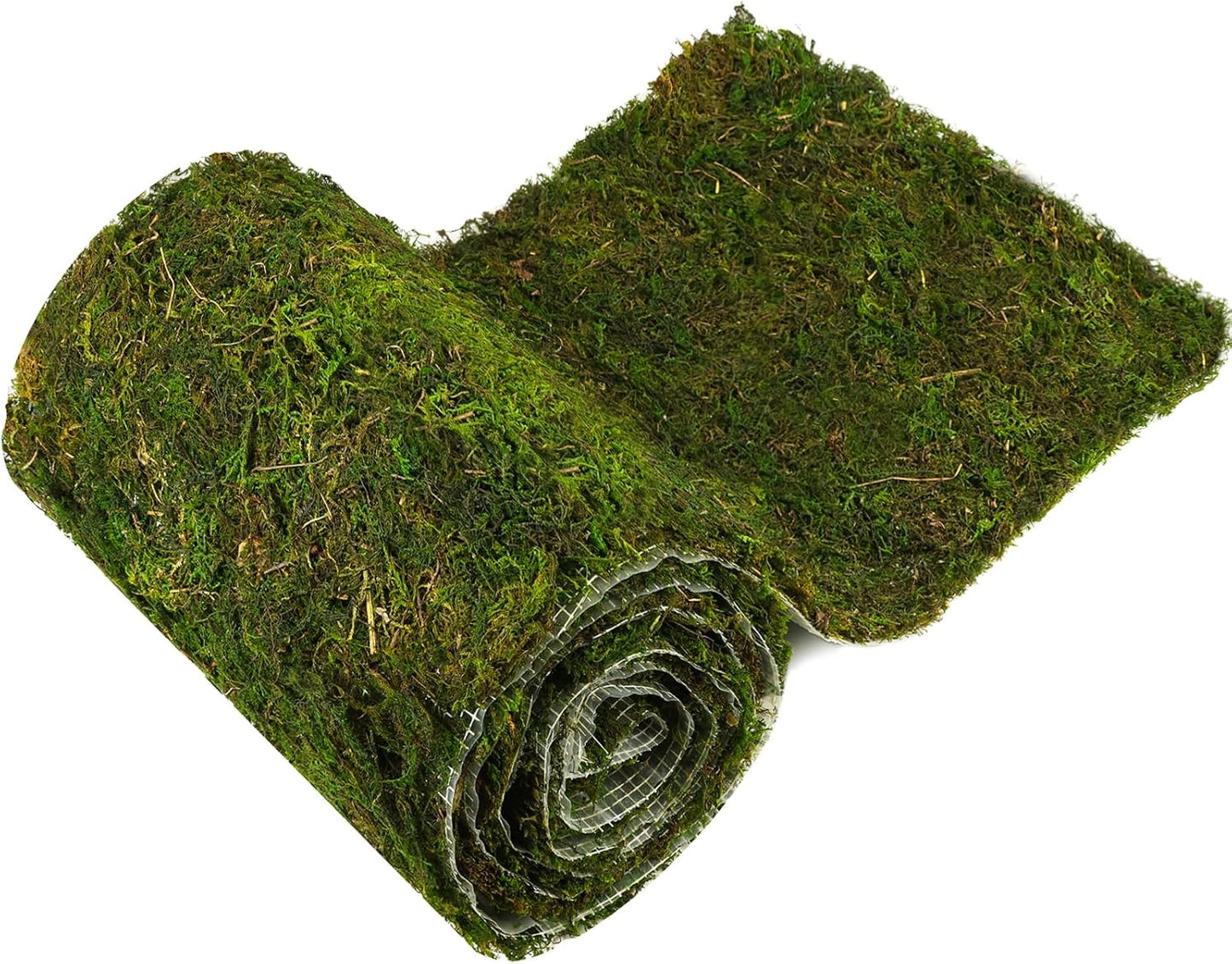 Dried Moss Table Runner for Crafts and Woodland Decor