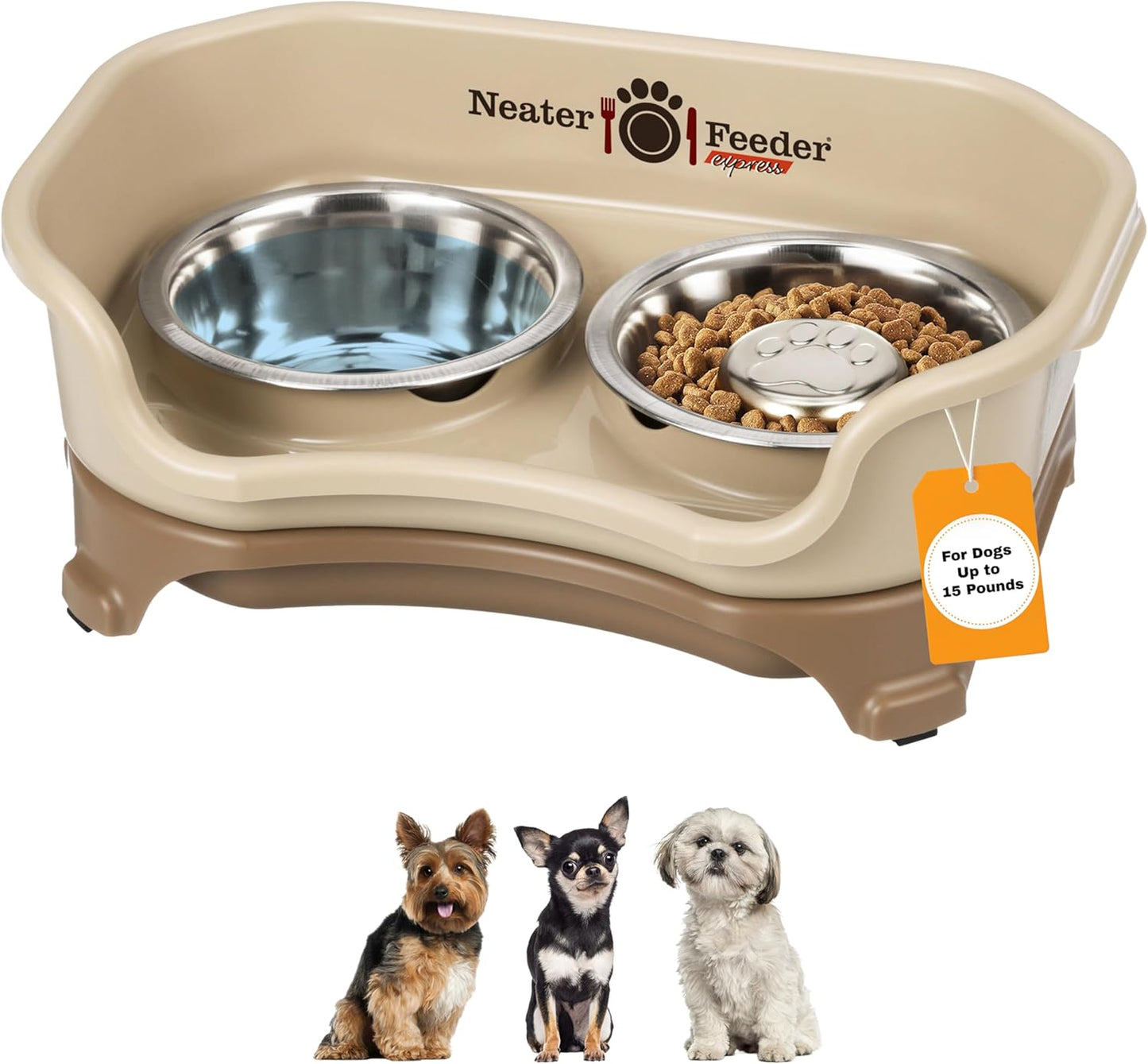 Neater Feeder Express Elevated Dog Bowls for Small Breeds
