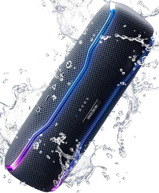 ERKEI SEHN: 25W Waterproof Speaker with Colorful Lights