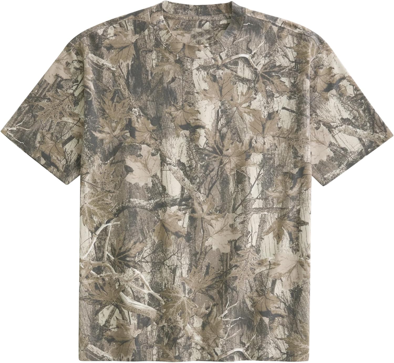 Maple Leaf Print Camo Tee - Summer Streetwear