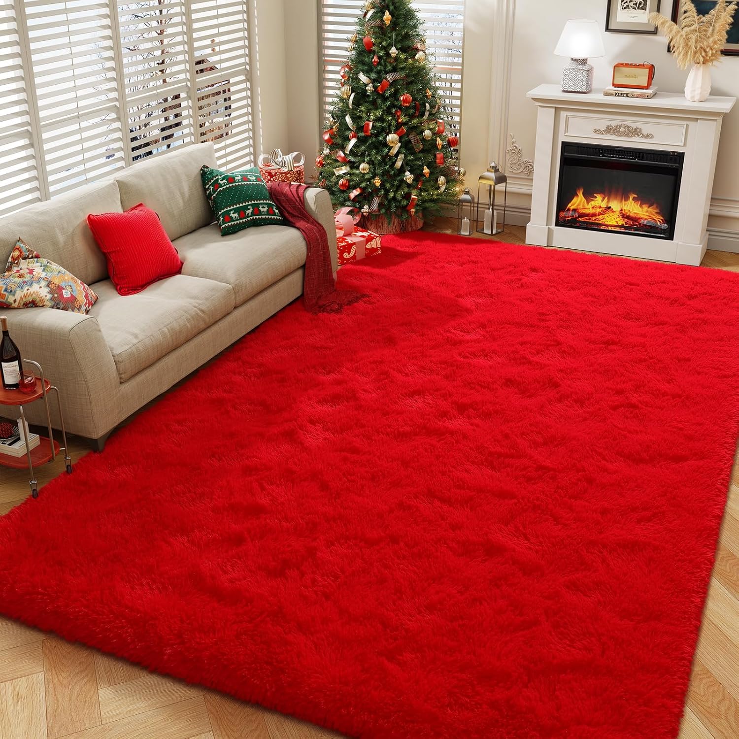 Amearea Premium Soft Fluffy Rug for Cozy Bedroom Decor