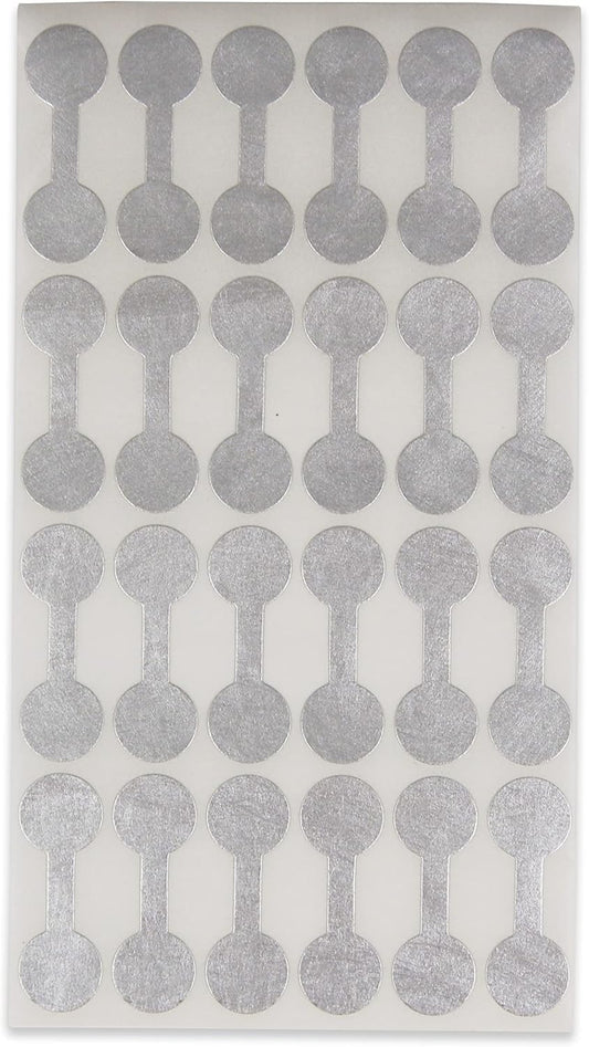 500pcs Silver Dumbbell Tags for Jewelry Display