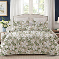 Whale Flotilla Reversible Floral Quilts Full Queen Size - Lightweight