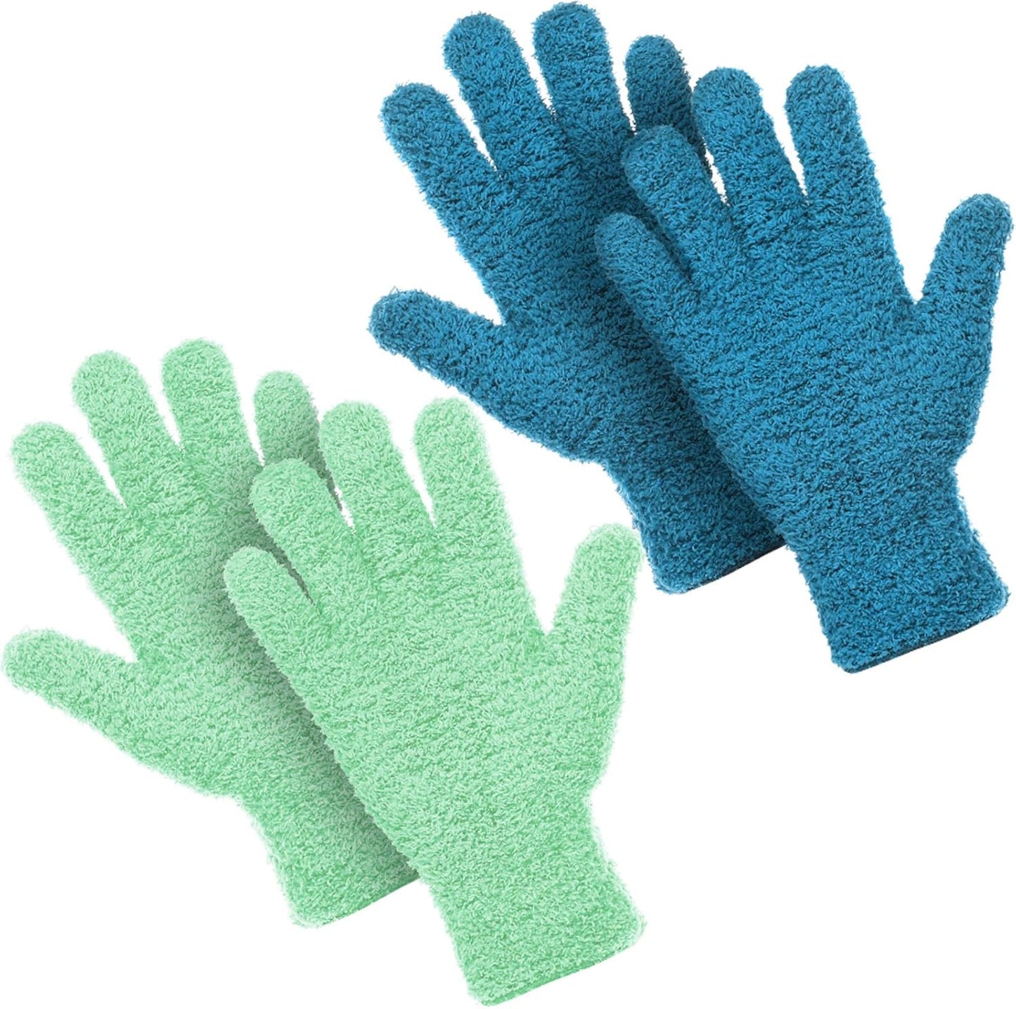 Patelai Microfiber Gloves: 2 Pairs for Efficient Cleaning