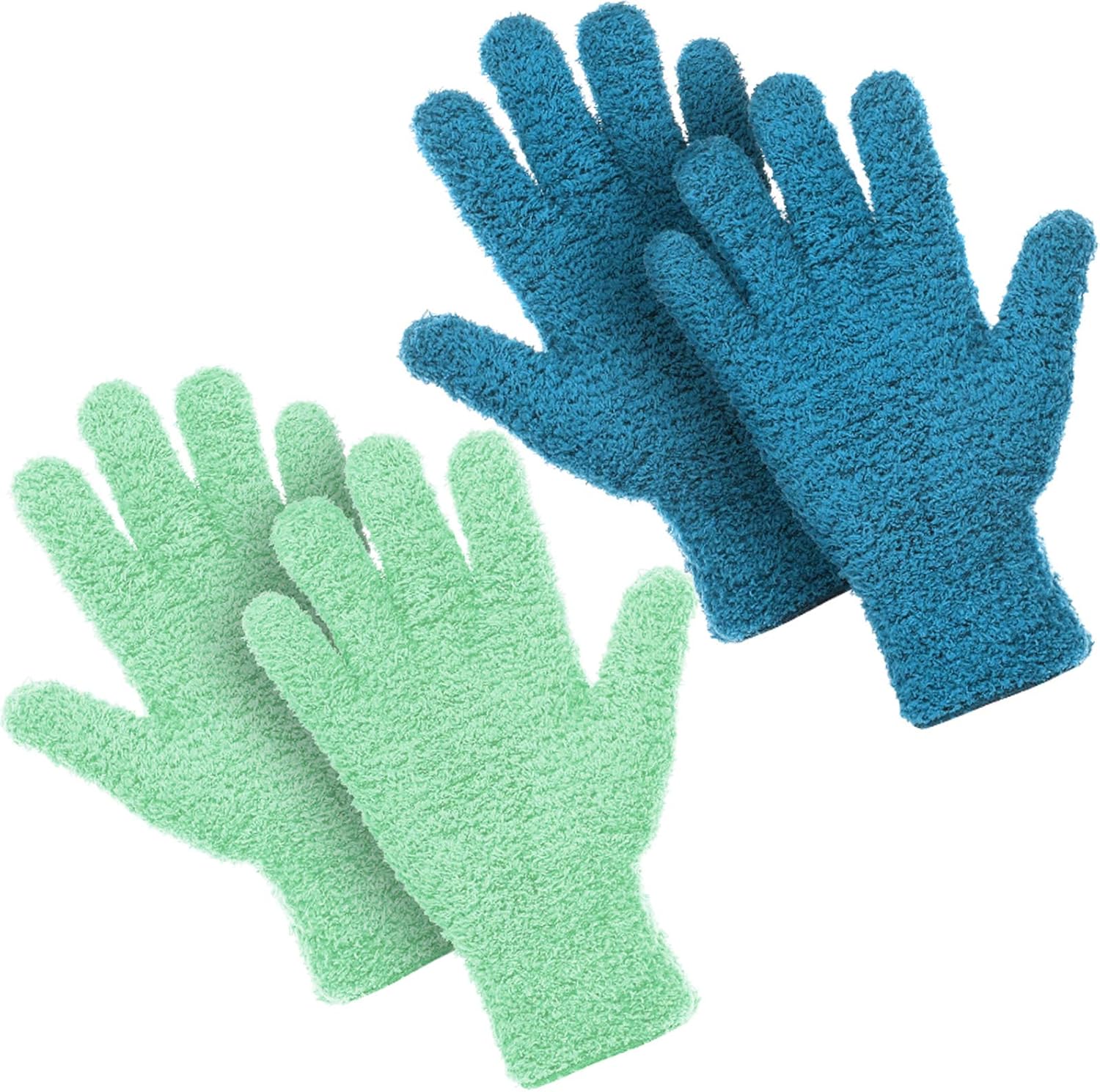 Patelai Microfiber Gloves: 2 Pairs for Efficient Cleaning