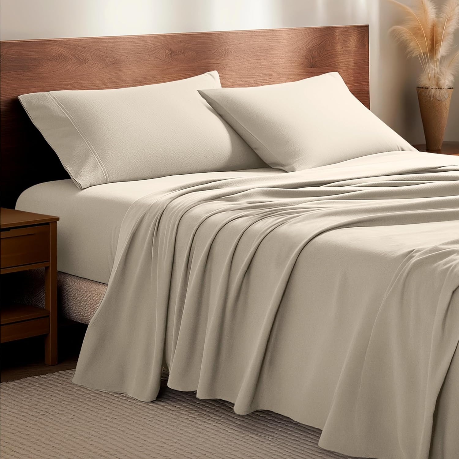 Bare Home Flannel Sheet Set for Cozy Winter Comfort