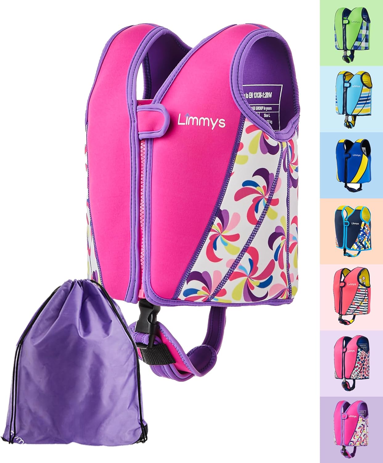 Limmys Premium Kids Swim Vest for Safe and Fun Water Play